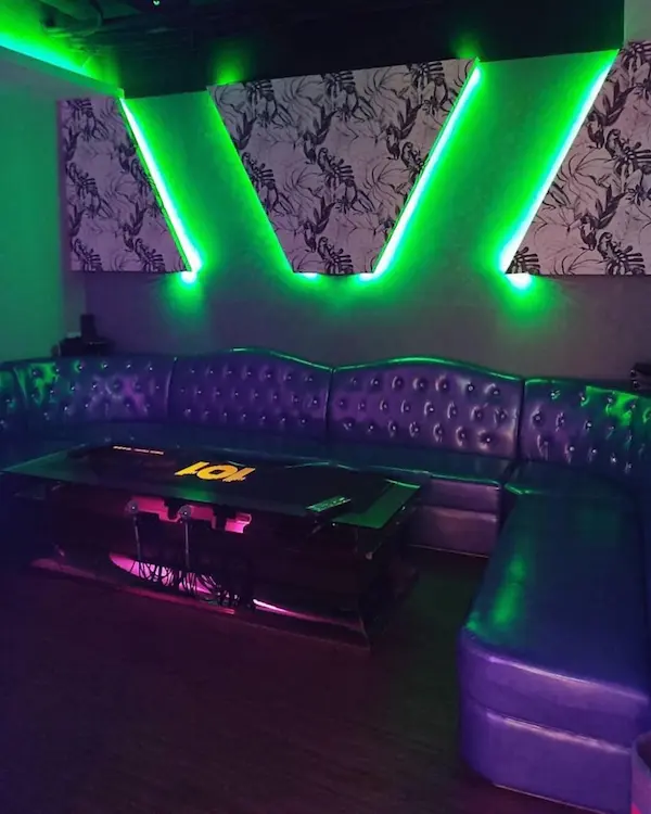台中101時尚會館酒店-包廂環境。